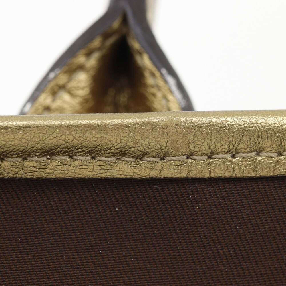 GUCCI Gold Canvas Tote Bag - Picture 8 of 16